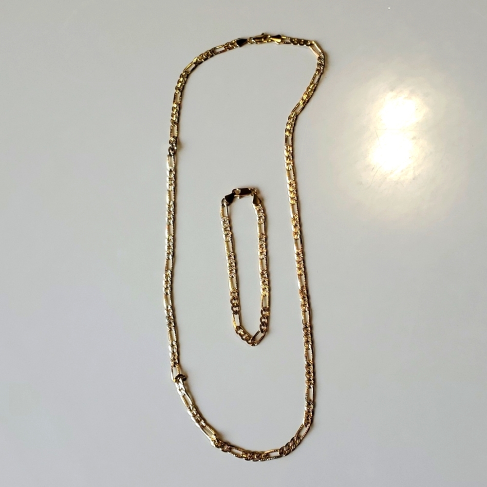 New Set Necklace & Bracelet 14K Gold Filled